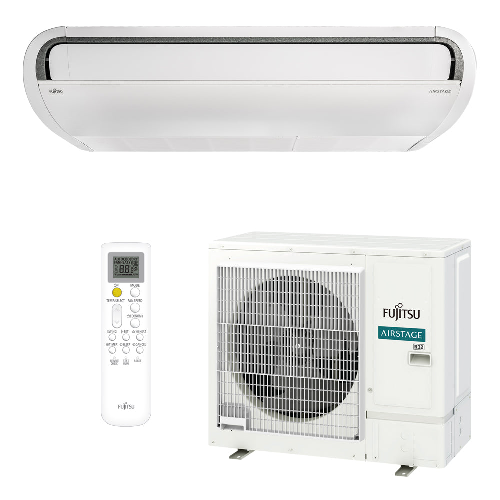 Ar Condicionado Teto Inverter Fujitsu Airstage Premium 30.000 BTU/h Quente/Frio 220v | Gás R32