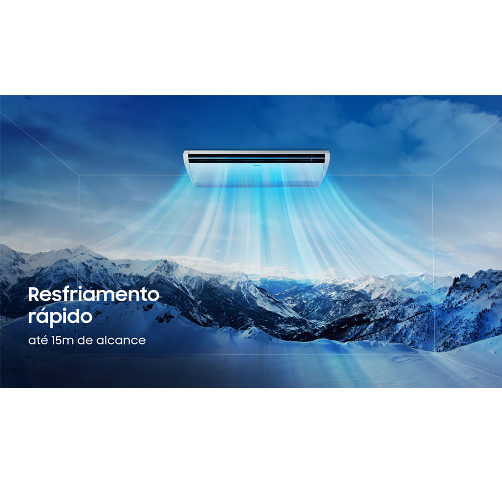 Ar Condicionado Teto Inverter Samsung 52.000 BTU/h Quente/Frio 220v Wi-Fi