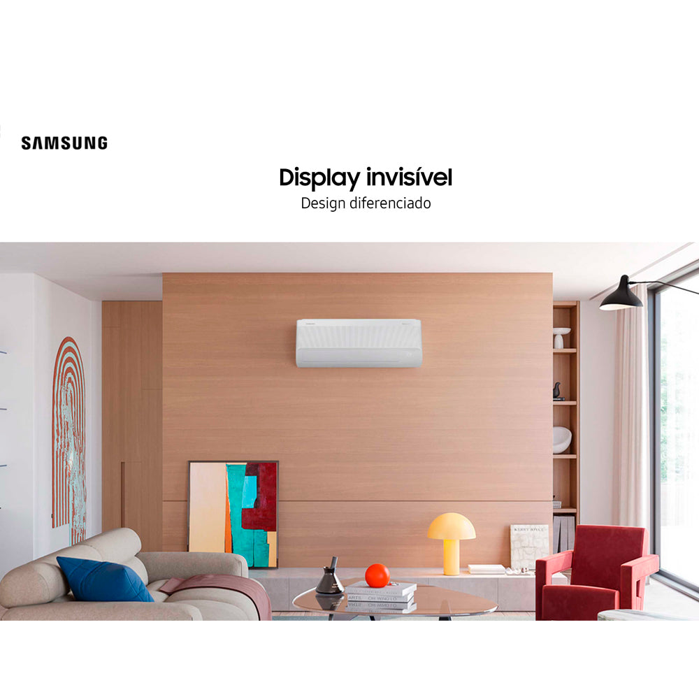 Ar Condicionado Split Hi-Wall Inverter Wi-Fi Samsung WindFree AI 12.000 Btu/h Frio 220V | AR12DYFAAWKNAZ