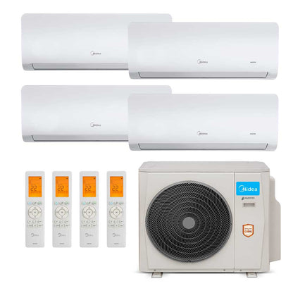Ar Condicionado Multi-Split Midea Inverter 36.000 BTU (4x 12.000) Quente/Frio 220v
