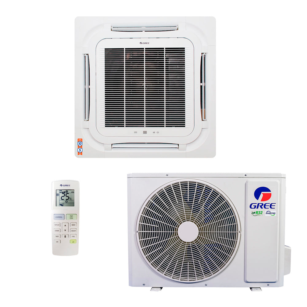 Ar Condicionado Split Cassete Gree G-Prime Inverter Compact 36.000 BTU/h Frio 220V Monofásico - R-32