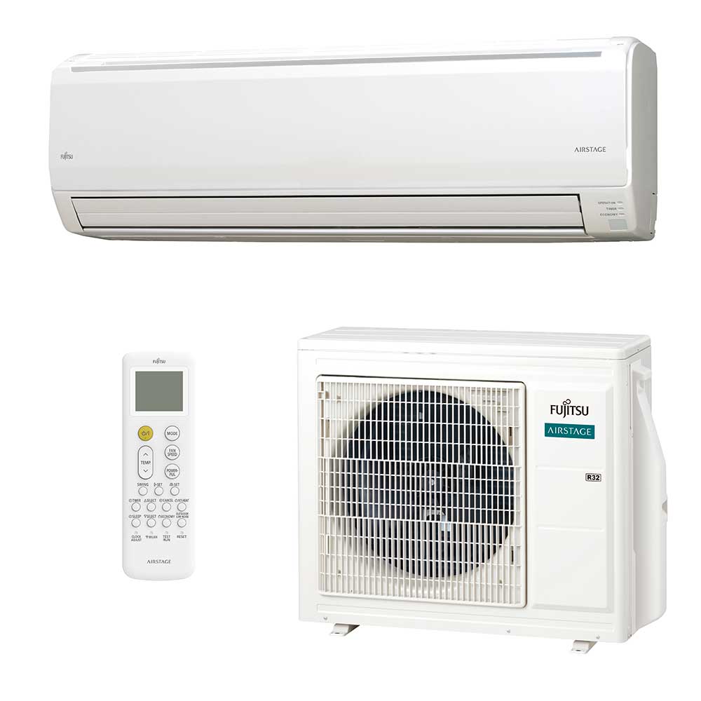 Ar Condicionado Split Hi Wall Inverter Fujitsu Airstage Premium 24.000 BTU/h Quente/Frio 220v