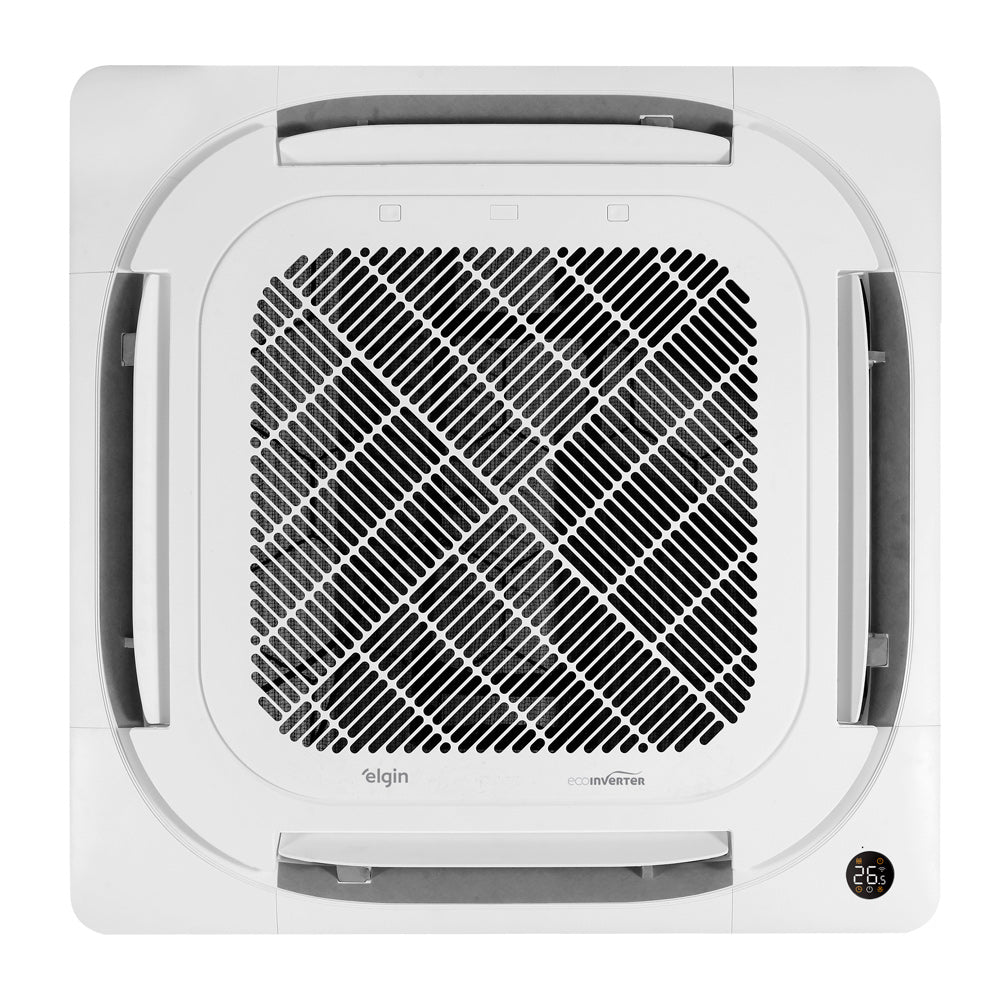 Ar Condicionado Cassete Eco Inverter Elgin 18.000 Btu/h Quente/Frio 220V R-32 | KVQC18C2NACA