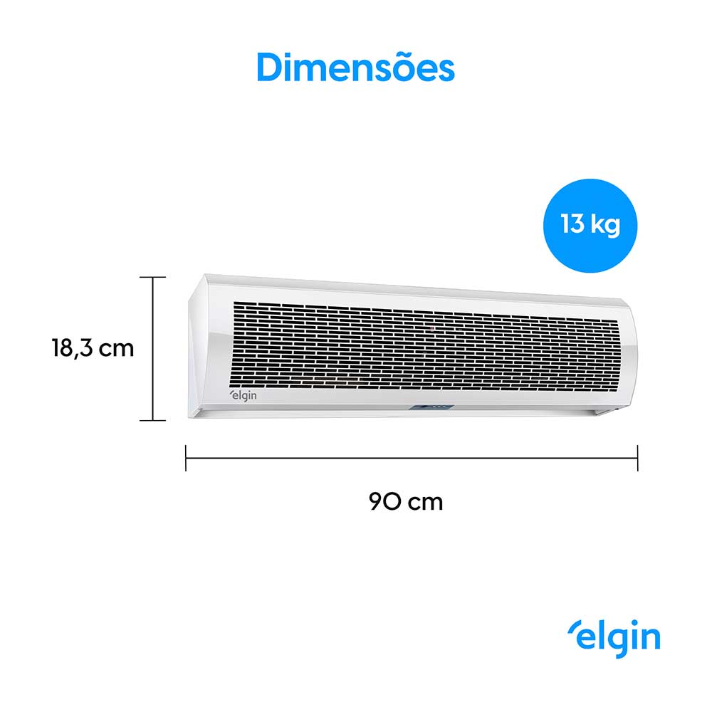 Cortina de Ar Elgin Compact 90cm 220v