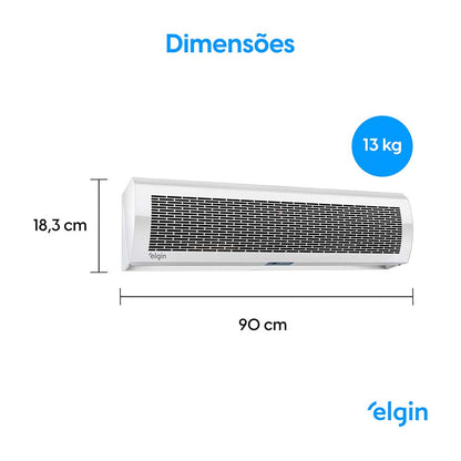 Cortina de Ar Elgin Compact 90cm 220v
