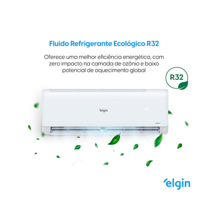 Ar Condicionado Split Hi Wall Inverter Elgin Eco II 9.000 BTU/h Quente/Frio 220v