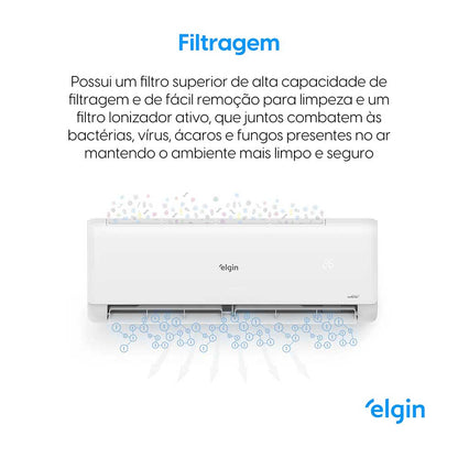 Ar Condicionado Split Hi Wall Inverter Elgin Eco II 30.000 BTU/h Quente/Frio 220v Wi-Fi
