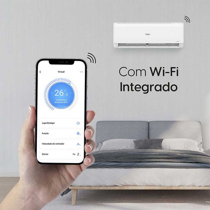 Ar Condicionado Split Hi Wall Inverter Elgin Eco II 30.000 BTU/h Quente/Frio 220v Wi-Fi