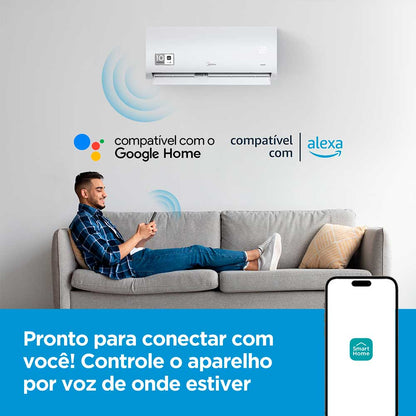 Ar Condicionado Split Hi Wall Inverter Midea Xtreme Save Connect 9.000 BTU/h Frio 220v
