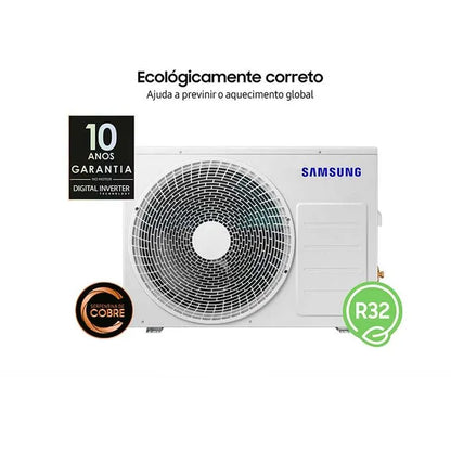 Ar Condicionado Split Hi-Wall Samsung Digital Inverter Ultra AI 18.000 Btu/h Frio 220V | AR18DYFZAWK/AZ