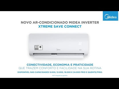 Ar Condicionado Split Hi Wall Inverter Midea Xtreme Save Connect 9.000 BTU/h Frio 220v