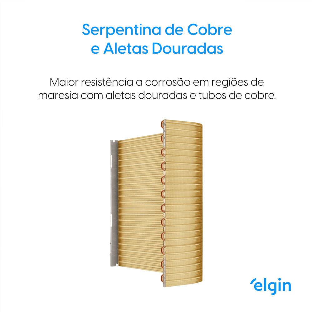 Ar Condicionado Split Hi-Wall Elgin Eco Dream Inverter Wi-Fi 36.000 BTU/h Quente/Frio R-32 Frio 220V | HIQC36C2WACA