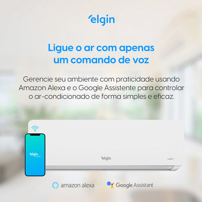 Ar Condicionado Split Hi-Wall Elgin Eco Dream Inverter Wi-Fi 36.000 BTU/h Quente/Frio R-32 Frio 220V | HIQC36C2WACA